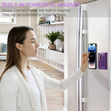 Dg.Ming iPhone 15 Pro Max Deksel M3 Series Avtakbart Kortholder Glitter Lilla