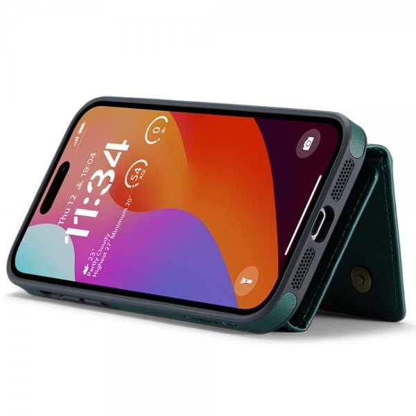 Dg.Ming iPhone 15 Pro Max Deksel M5 Series Avtakbart Kortholder Grønn