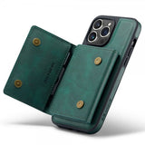 Dg.Ming iPhone 15 Pro Max Deksel M5 Series Avtakbart Kortholder Grønn