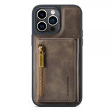 Dg.Ming iPhone 15 Pro Max Deksel M5 Series Avtakbart Kortholder Kaffe