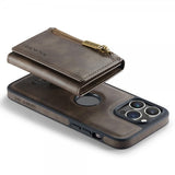 Dg.Ming iPhone 15 Pro Max Deksel M5 Series Avtakbart Kortholder Kaffe