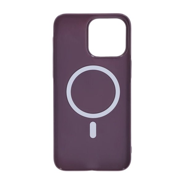 iPhone 15 Pro Max Deksel TPU MagSafe Glatt Lilla