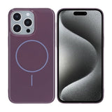 iPhone 15 Pro Max Deksel TPU MagSafe Glatt Lilla
