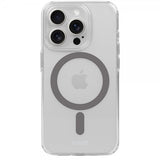 holdit iPhone 15 Pro Max Deksel MagSafe Case Space Gray Transparent