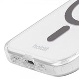 holdit iPhone 15 Pro Max Deksel MagSafe Case Space Gray Transparent