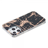 iPhone 15 Pro Max Deksel Marmormønster Svart