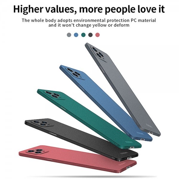 Mofi iPhone 15 Pro Max Deksel Matte Shield Rød