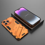 iPhone 15 Pro Max Deksel med Stativ Oransje