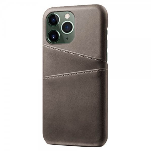 iPhone 15 Pro Max Deksel med To Kortlommer Grå