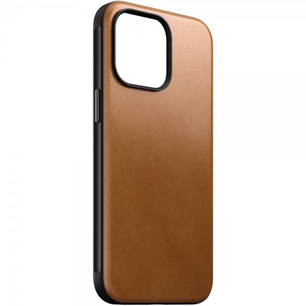 Nomad iPhone 15 Pro Max Deksel Modern Leather Case English Tan