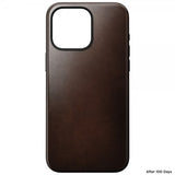 Nomad iPhone 15 Pro Max Deksel Modern Leather Case Horween Rustic Brown