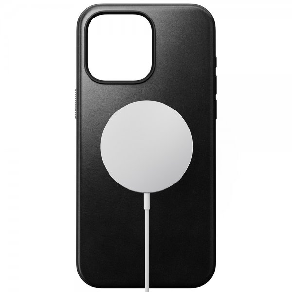 Nomad iPhone 15 Pro Max Deksel Modern Leather Case Horween Svart