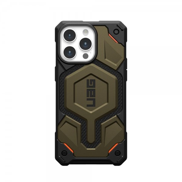 Urban Armor Gear (UAG) iPhone 15 Pro Max Deksel Monarch Pro MagSafe Kevlar Element Green