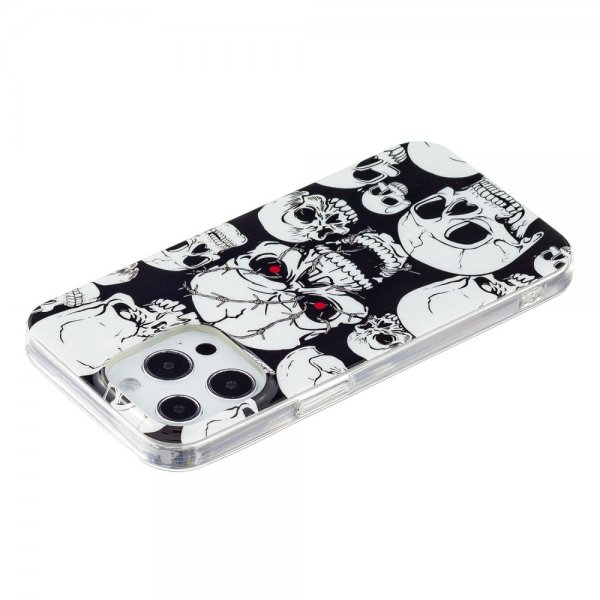 iPhone 15 Pro Max Deksel Motiv Hodeskaller