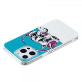 iPhone 15 Pro Max Deksel Motiv Hund med Hodetelefoner
