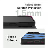 Ringke iPhone 15 Pro Max Deksel Onyx Design Blue Brush
