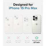 Ringke iPhone 15 Pro Max Deksel Onyx Design Blue Brush