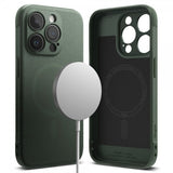 Ringke iPhone 15 Pro Max Deksel Onyx Magnetic Dark Green
