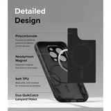 Ringke iPhone 15 Pro Max Deksel Onyx Magnetic Svart