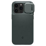 Spigen iPhone 15 Pro Max Deksel Optik Armor MagFit Abyss Green
