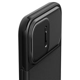 Spigen iPhone 15 Pro Max Deksel Optik Armor MagFit Svart