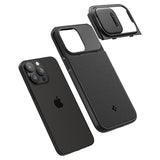 Spigen iPhone 15 Pro Max Deksel Optik Armor MagFit Svart