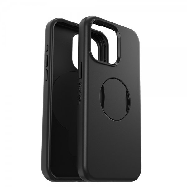 Otterbox iPhone 15 Pro Max Deksel OtterGrip Symmetry MagSafe Svart