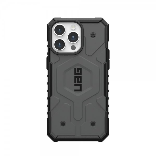 Urban Armor Gear (UAG) iPhone 15 Pro Max Deksel Pathfinder MagSafe Sølv