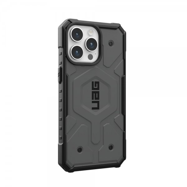 Urban Armor Gear (UAG) iPhone 15 Pro Max Deksel Pathfinder MagSafe Sølv