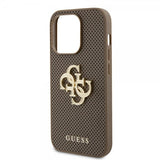 Guess iPhone 15 Pro Max Deksel Perforated Glitter Brun