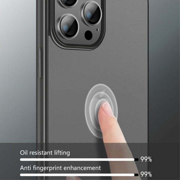 X-Level iPhone 15 Pro Max Deksel Belagt Kant Gull