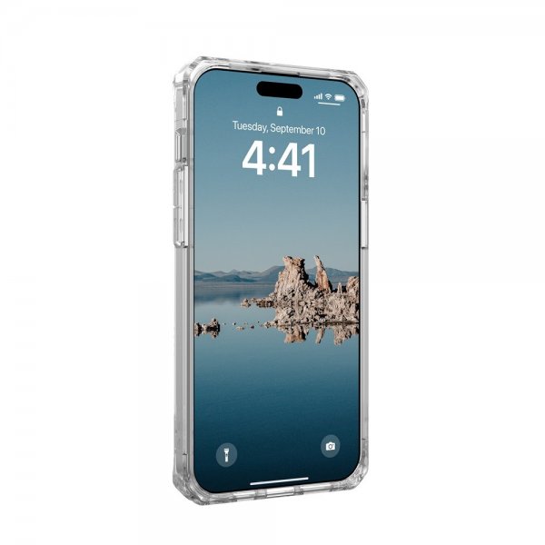 Urban Armor Gear (UAG) iPhone 15 Pro Max Deksel Plyo MagSafe Ice Sølv