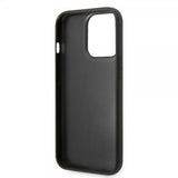 Karl Lagerfeld iPhone 15 Pro Max Deksel Quilted Nylon Puffy Case Logo Plate Svart