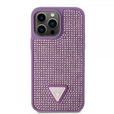 Guess iPhone 15 Pro Max Deksel Rhinestone Lilla