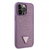 Guess iPhone 15 Pro Max Deksel Rhinestone Lilla