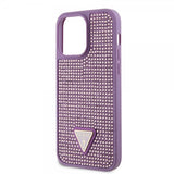 Guess iPhone 15 Pro Max Deksel Rhinestone Lilla