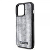 Karl Lagerfeld iPhone 15 Pro Max Deksel Rhinestone Sølv