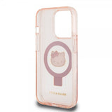 Hello Kitty iPhone 15 Pro Max Deksel Ring Stand MagSafe Rosa