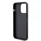 Karl Lagerfeld iPhone 15 Pro Max Deksel Saffiano Double Cardslot Svart