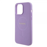 Guess iPhone 15 Pro Max Deksel Saffiano MagSafe Lilla