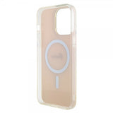 Guess iPhone 15 Pro Max Deksel Script MagSafe Rosa