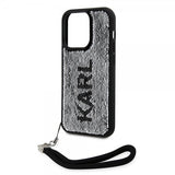Karl Lagerfeld iPhone 15 Pro Max Deksel Sequin Svart