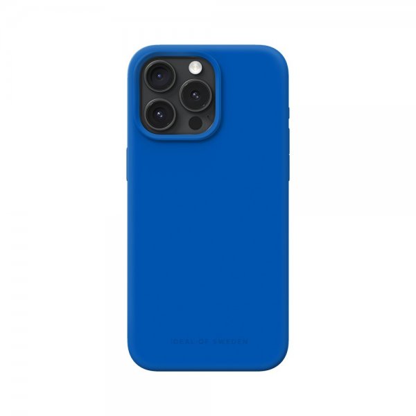 Ideal of Sweden iPhone 15 Pro Max Deksel Silicone Case MagSafe Cobalt Blue