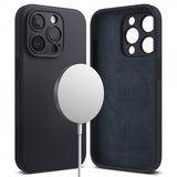 Ringke iPhone 15 Pro Max Deksel Silicone Magnetic Deep Blue