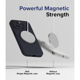 Ringke iPhone 15 Pro Max Deksel Silicone Magnetic Deep Blue