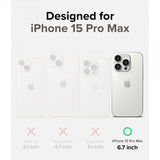 Ringke iPhone 15 Pro Max Deksel Silicone Magnetic Grå