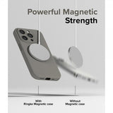 Ringke iPhone 15 Pro Max Deksel Silicone Magnetic Grå