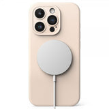 Ringke iPhone 15 Pro Max Deksel Silicone Magnetic Pink Sand