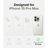 Ringke iPhone 15 Pro Max Deksel Silicone Magnetic Stone