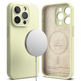 Ringke iPhone 15 Pro Max Deksel Silicone Magnetic Sunny Lime